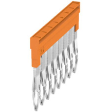 Querverbinder Weidmüller ZQV 2.5N/8 gesteckt 8L 5.1mm isoliert 24A orange - 1 Stück