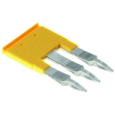 Querverbinder Weidmüller ZQV 4/3 gesteckt 3L 6.1mm isoliert 32A gelb - 1 Stück