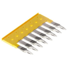 Querverbinder Weidmüller ZQV 4/8 gesteckt 8L 6.1mm isoliert 32A gelb - 1 Stück