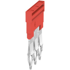 Querverbinder Weidmüller ZQV 4N/3 gesteckt 3L 6.1mm 32A rot - 1 Stück