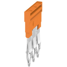 Querverbinder Weidmüller ZQV 4N/3 gesteckt 3L 6.1mm isoliert 32A orange - 1 Stück