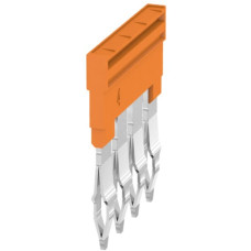 Querverbinder Weidmüller ZQV 4N/4 gesteckt 4L 6.1mm isoliert 32A orange - 1 Stück