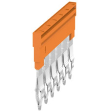 Querverbinder Weidmüller ZQV 4N/6 gesteckt 6L 6.1mm isoliert 32A orange - 1 Stück