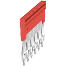 Querverbinder Weidmüller ZQV 4N/6 gesteckt 6L 6.1mm isoliert 32A rot - 1 Stück