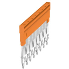 Querverbinder Weidmüller ZQV 4N/8 gesteckt 8L 6.1mm isoliert 32A orange - 1 Stück