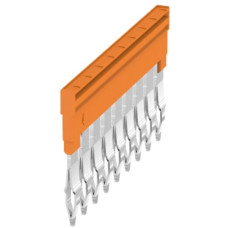 Querverbinder Weidmüller ZQV 4N/9 gesteckt 9L 6.1mm isoliert 32A orange - 1 Stück