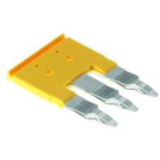 Querverbinder Weidmüller ZQV 6/3 gesteckt 3L 8.1mm isoliert 41A gelb - 1 Stück
