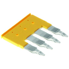 Querverbinder Weidmüller ZQV 6/4 gesteckt 4L 8.1mm isoliert 41A gelb - 1 Stück