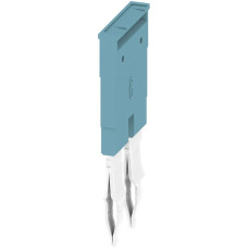 Querverbinder Weidmüller ZQV 6N/2 BL gesteckt 2L 8mm isoliert 41A blau - 1 Stück