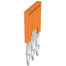 Querverbinder Weidmüller ZQV 6N/3 gesteckt 3L 8mm isoliert 41A orange - 1 Stück