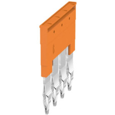 Querverbinder Weidmüller ZQV 6N/4 gesteckt 4L 8mm isoliert 41A orange - 1 Stück