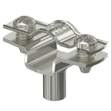 Rohr-/Kabelschelle Bettermann mit Gewinde M6 Ø10-12mm V2A 1.4301 - 1 Stück