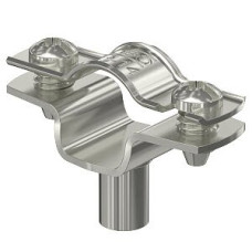 Rohr-/Kabelschelle Bettermann mit Gewinde M6 Ø12-14mm V4A 1.4571 - 1 Stück