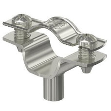 Rohr-/Kabelschelle Bettermann mit Gewinde M6 Ø14-17mm V4A 1.4571 - 1 Stück