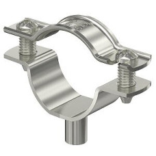 Rohr-/Kabelschelle Bettermann mit Gewinde M6 Ø25-30mm V4A 1.4571 - 1 Stück