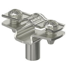 Rohr-/Kabelschelle Bettermann mit Gewinde M6 Ø8-10mm V2A 1.4301 - 1 Stück