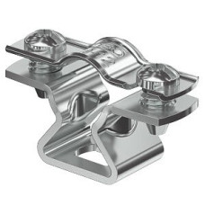 Rohr-/Kabelschelle Bettermann mit Schraubenloch Ø10-12mm Alu - 1 Stück