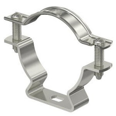 Rohr-/Kabelschelle Bettermann mit Schraubenloch Ø44-53mm V4A 1.4571 - 1 Stück