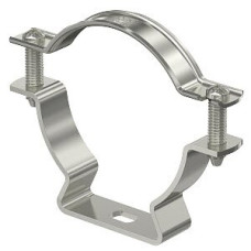 Rohr-/Kabelschelle Bettermann mit Schraubenloch Ø53-63mm V2A 1.4301 - 1 Stück