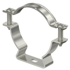 Rohr-/Kabelschelle Bettermann mit Schraubenloch Ø53-63mm V4A 1.4571 - 1 Stück