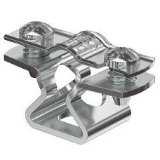 Rohr-/Kabelschelle Bettermann mit Schraubenloch Ø8-10mm Alu - 1 Stück