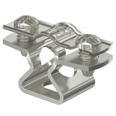 Rohr-/Kabelschelle Bettermann mit Schraubenloch Ø8-10mm V2A 1.4301 - 1 Stück