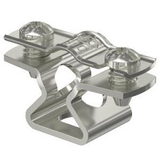 Rohr-/Kabelschelle Bettermann mit Schraubenloch Ø8-10mm V4A 1.4571 - 1 Stück