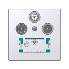 Sat-Dose 1F/ 2IEC 1xKM-Anschl. UniversMCS MA60 EDdue weiss Sat-Dose 1F/ 2IEC 1xKM-Anschl. UniversMCS MA60 EDdue weiss