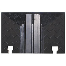 Endstück Demelectric Protector Rubber 2-Kanal 150x250x48mm schwarz