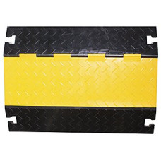 Kabelbrücke Demelectric Protector Rubber 4-Kanal 800x590x78 schwarz-gelb