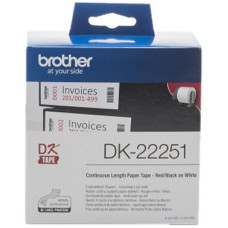 Endlos-Etikette Brother 62mmx15m weiss für Thermodruck