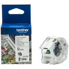 Endlos-Etikette Brother 9mmx5m weiss