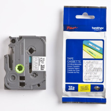Schriftbandkassette Brother TZe-135 12mmx8m transparent-weiss