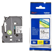 Schriftbandkassette Brother TZe-141 18mmx8m transparent-schwarz