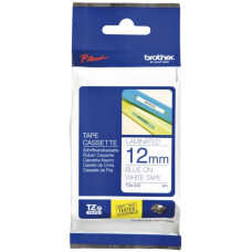 Schriftbandkassette Brother TZe-233 12mmx8m weiss-blau