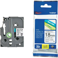 Schriftbandkassette Brother TZe-241 18mmx8m weiss-schwarz