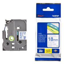 Schriftbandkassette Brother TZe-243 18mmx8m weiss-blau