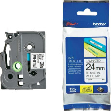 Schriftbandkassette Brother TZe-251 24mmx8m weiss-schwarz