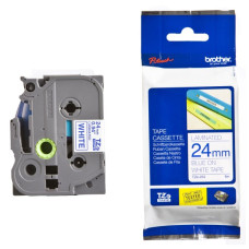 Schriftbandkassette Brother TZe-253 24mmx8m weiss-blau