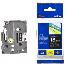 Schriftbandkassette Brother TZe-345 18mmx8m schwarz-weiss