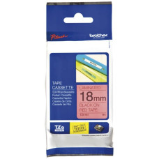 Schriftbandkassette Brother TZe-441 18mmx8m rot-schwarz