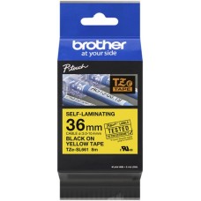 Schriftbandkassette Brother TZe-SL661 36mmx8m gelb-schwarz