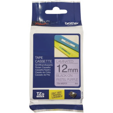 Schriftbandkassette Brother Tze-MQF31 12mmx4m violett-schwarz