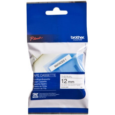 Schriftbandkassette MK 12mmx4m weiss-schwarz