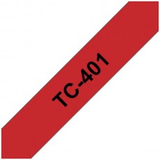 Schriftbandkassette TC 12mmx7.7m rot