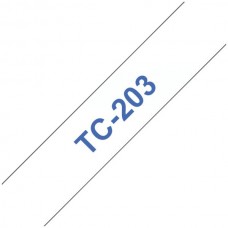 Schriftbandkassette TC 12mmx7.7m weiss