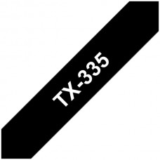 Schriftbandkassette TX 12mmx8m schwarz-weiss