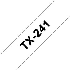 Schriftbandkassette TX 18mmx15m weiss-schwarz
