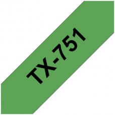 Schriftbandkassette TX 24mmx15m grün-schwarz