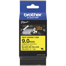 Schrumpfschlauch Brother HSE-621E 1.5m×Ø9mm für Kabel Ø5.4-1.6mm gelb-schwarz